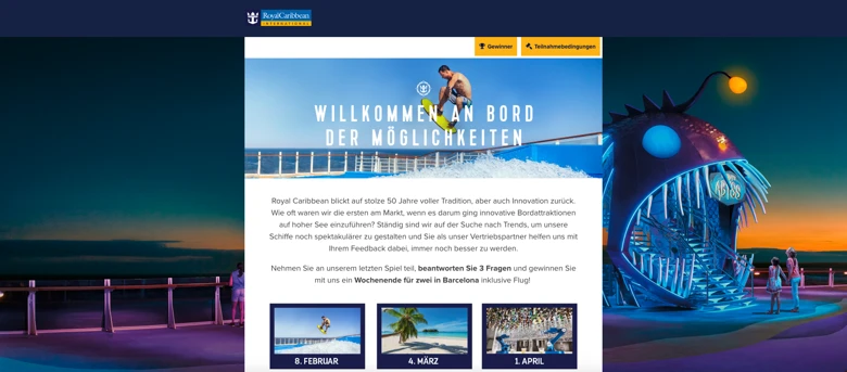 marketing-B2B-royale-caribbean-concours-voyage