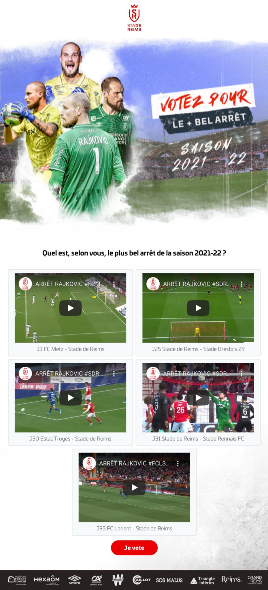Votez pour le + bel arrêt