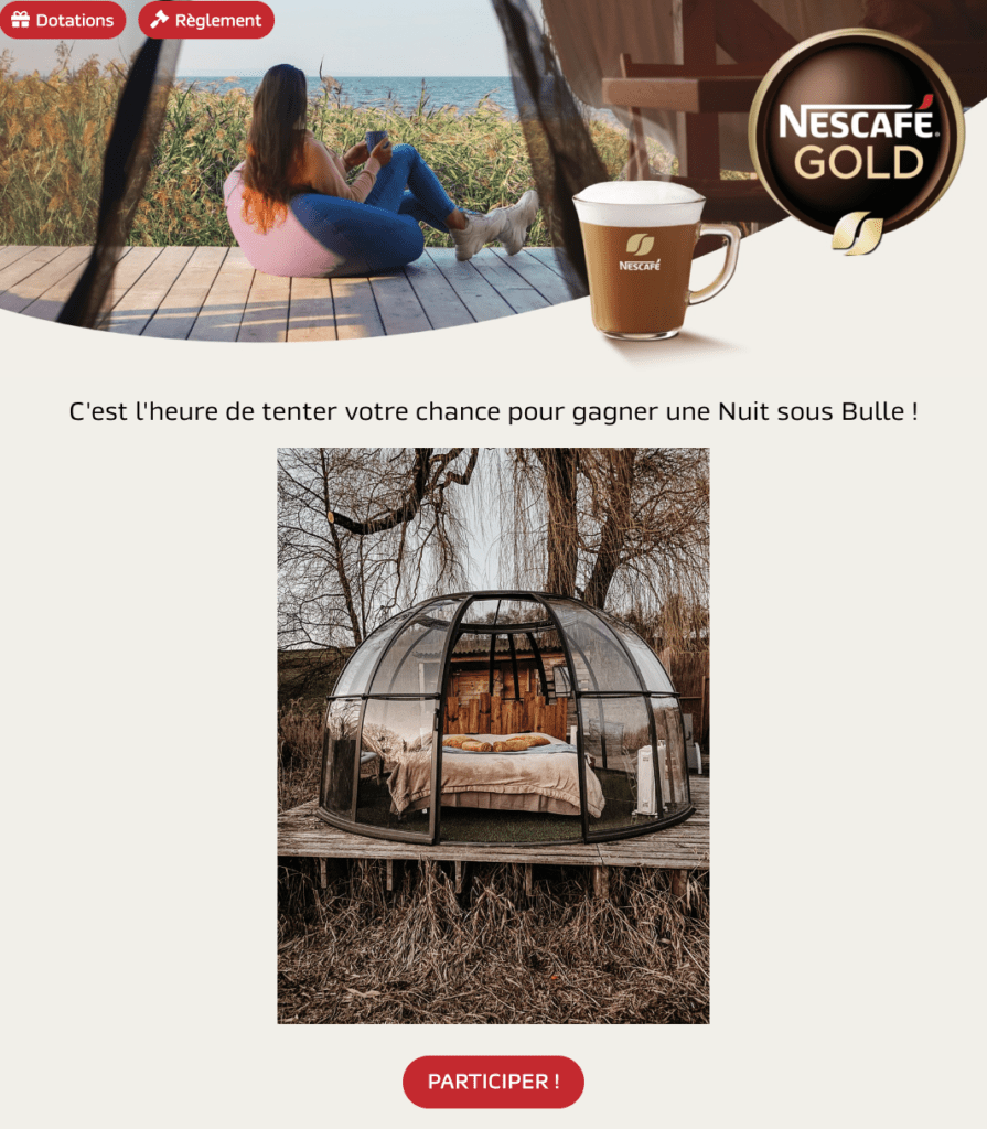 Imagen Nescafé Gold burbujas