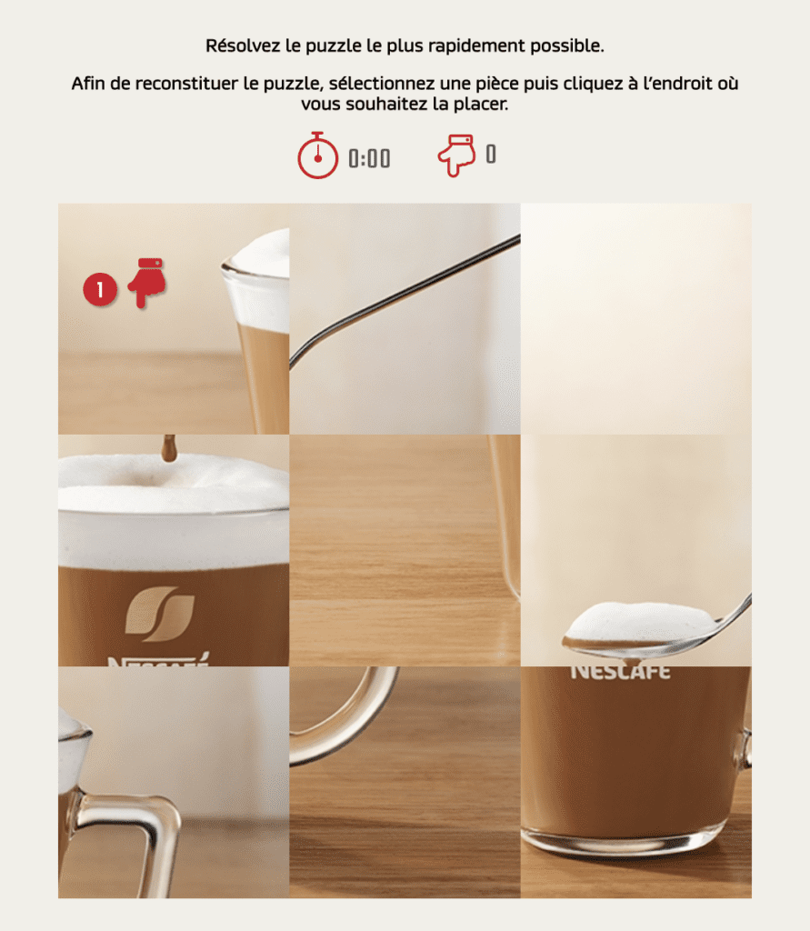 Imagen Nescafé Gold puzzle