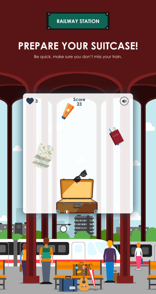 Catcher image: prepare your suitcase