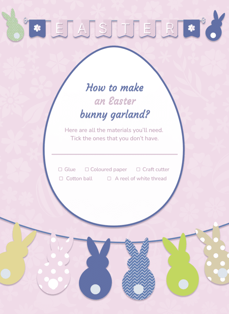 Easter marketing campaign ideas: checklist image