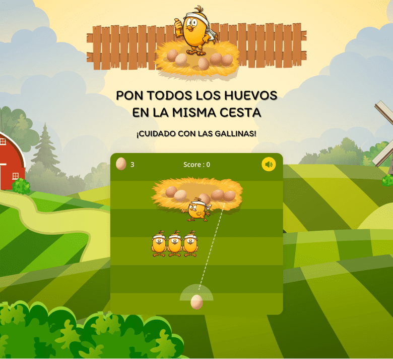 Penalty game: pon todos los huevos en la misma cesta