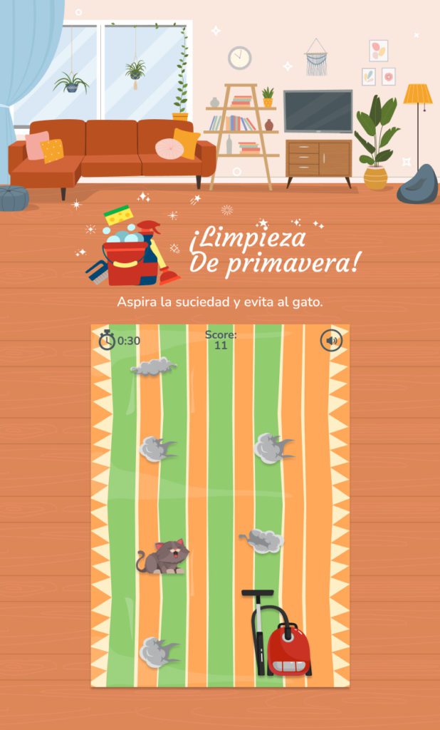Obstacle run image: limpieza de primavera