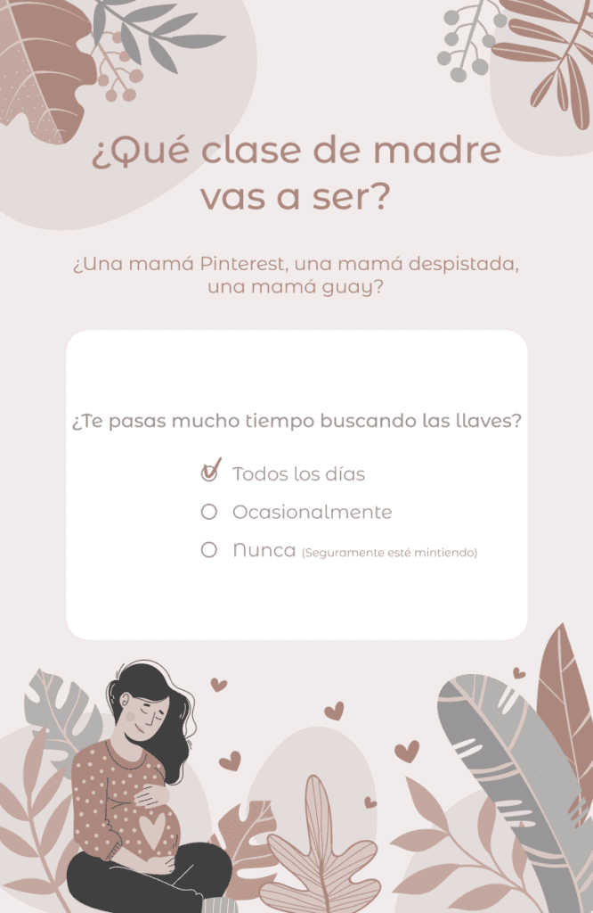 Test de personalidad - dia de la madre