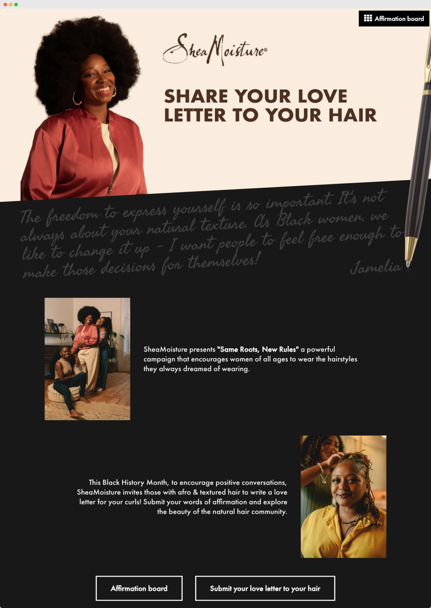 Love letter to your hair