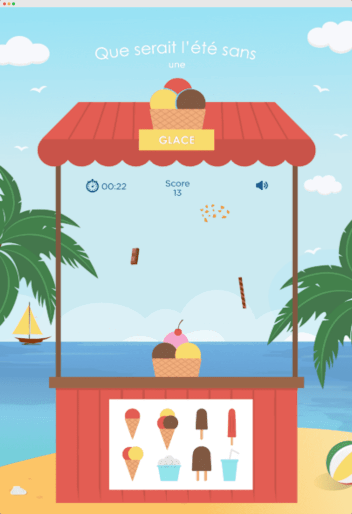 campagne-marketing estivale-jeu-du-catcher-glace