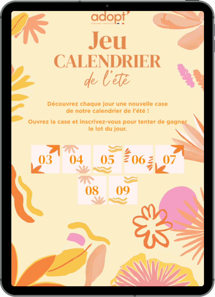 ipad-adopt-parfum-calendario-campanas-de-marketing-interactivo