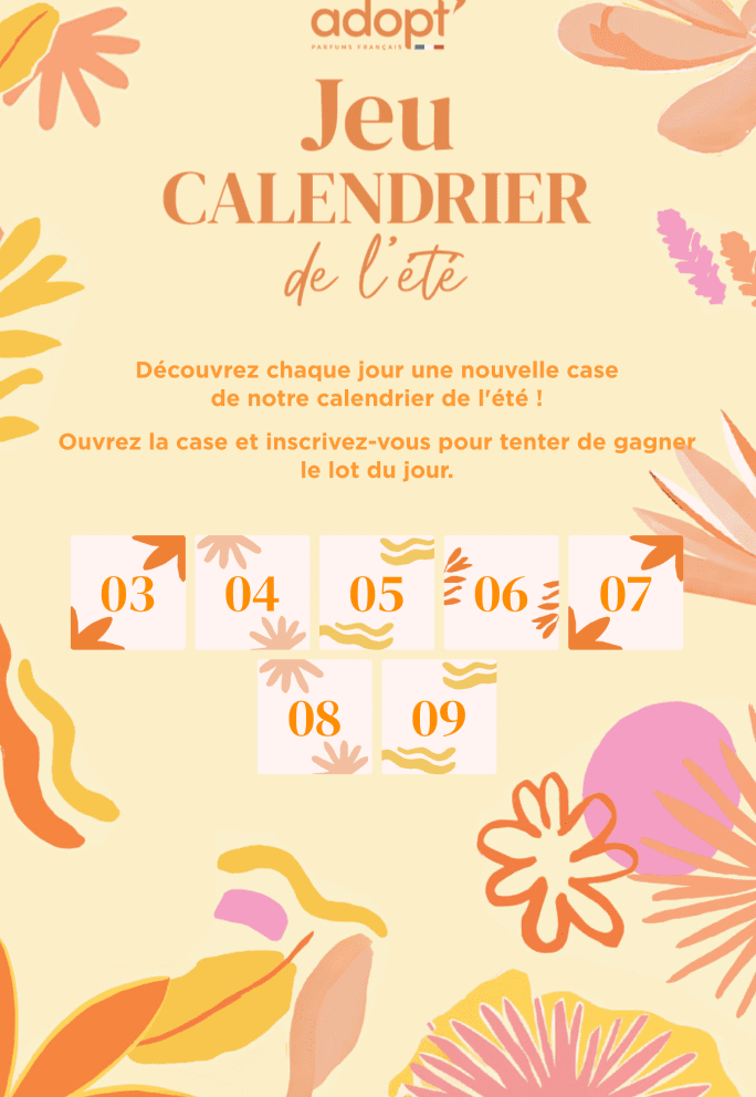 El calendario de verano de Adopt Parfum