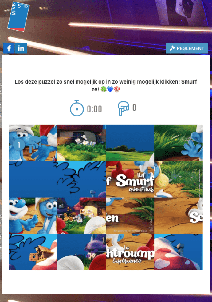 La « Smurfenavontuur »
