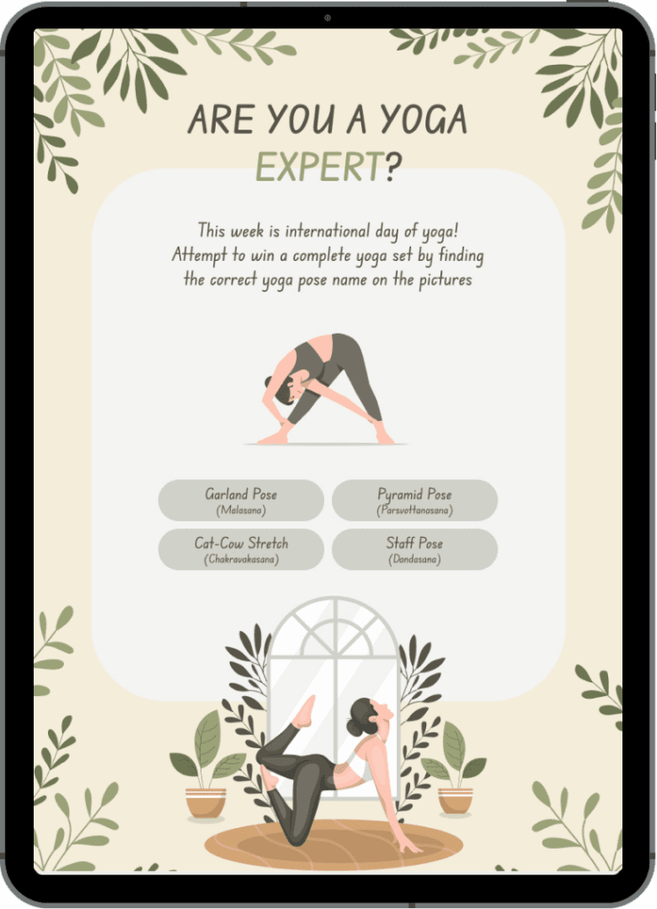 ipad-quiz-yoga-summer-advertising-campaigns-gamification-strategy 