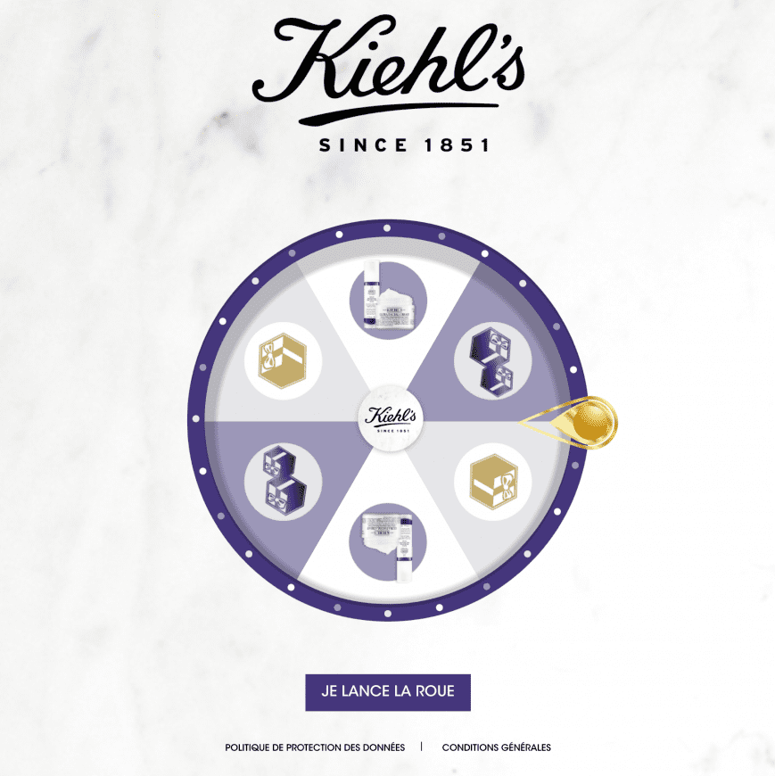 La roue de la fortune de Kiehl’s