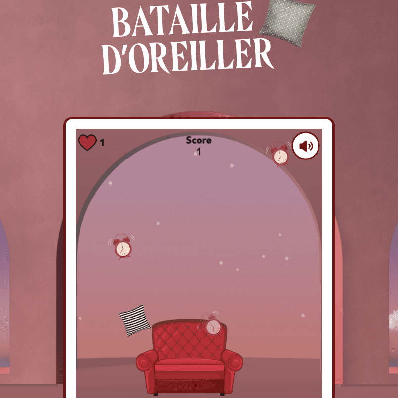 La bataille d’oreillers