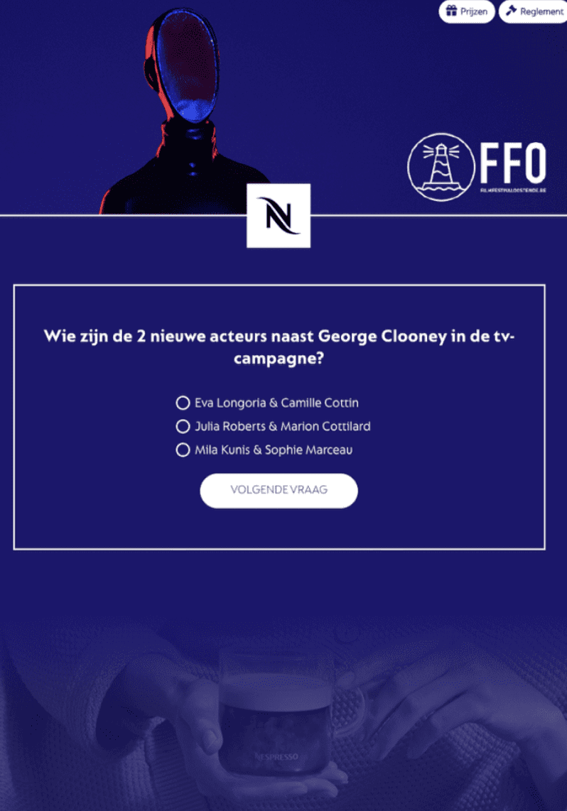 Nespresso’s movie quiz