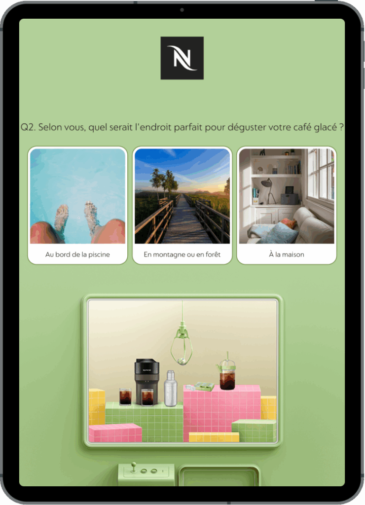 ipad-personality-test-nespresso-interactive-marketing-campaigns-of-june
