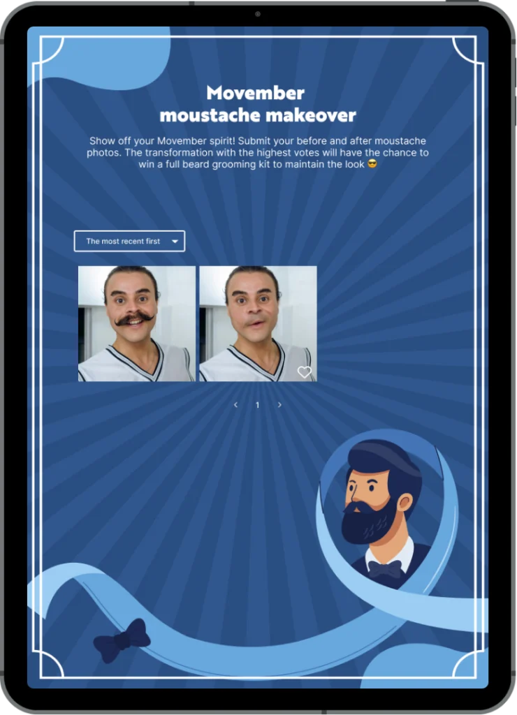 ipad-photo-contest-movember-black-friday-autumn-marketing-campaigns