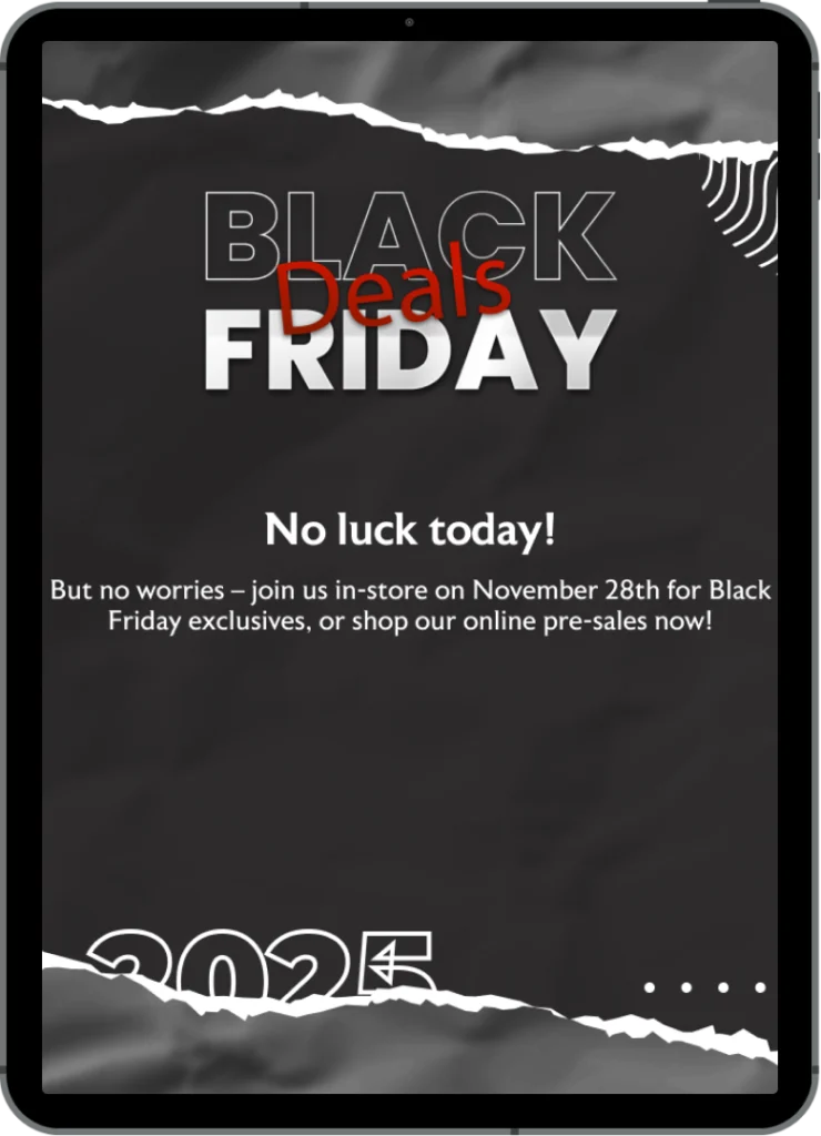 ipad-shell-game-black-friday-autumn-marketing-campaigns-2