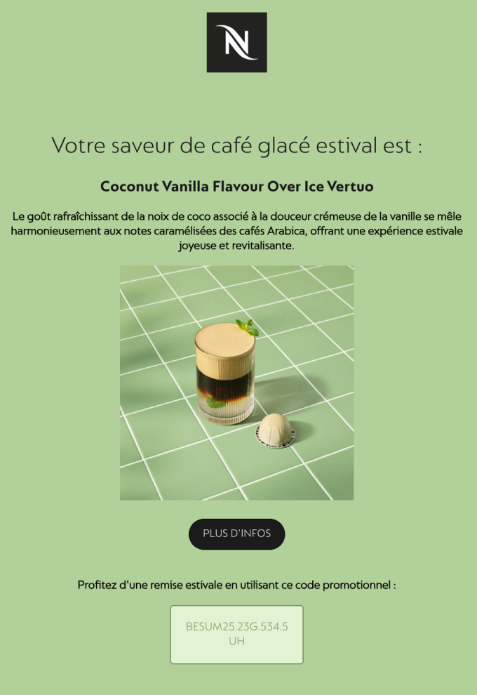 Le test de personnalité glacé de Nespresso