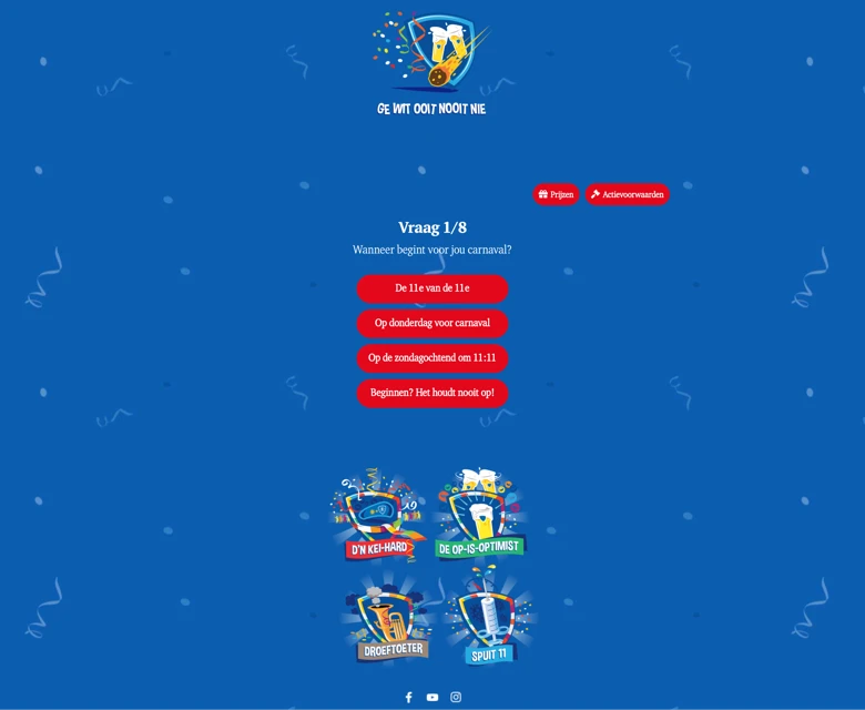 El test de personalidad del Carnaval