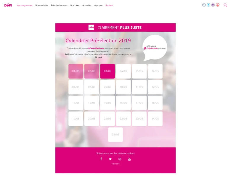defi-parti-politique-calendrier-elections-2019