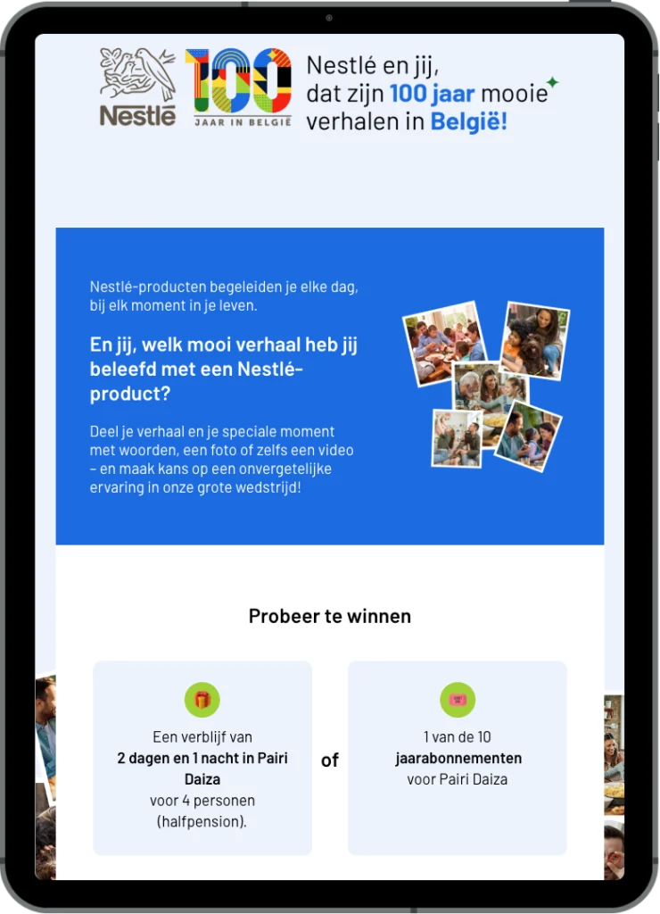 ipad-photo-video-writting-contest-nestle-gamification-for-business