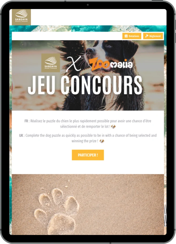 ipad-sandaya-puzzle-marketing-interactivo-favoritas-de-agosto