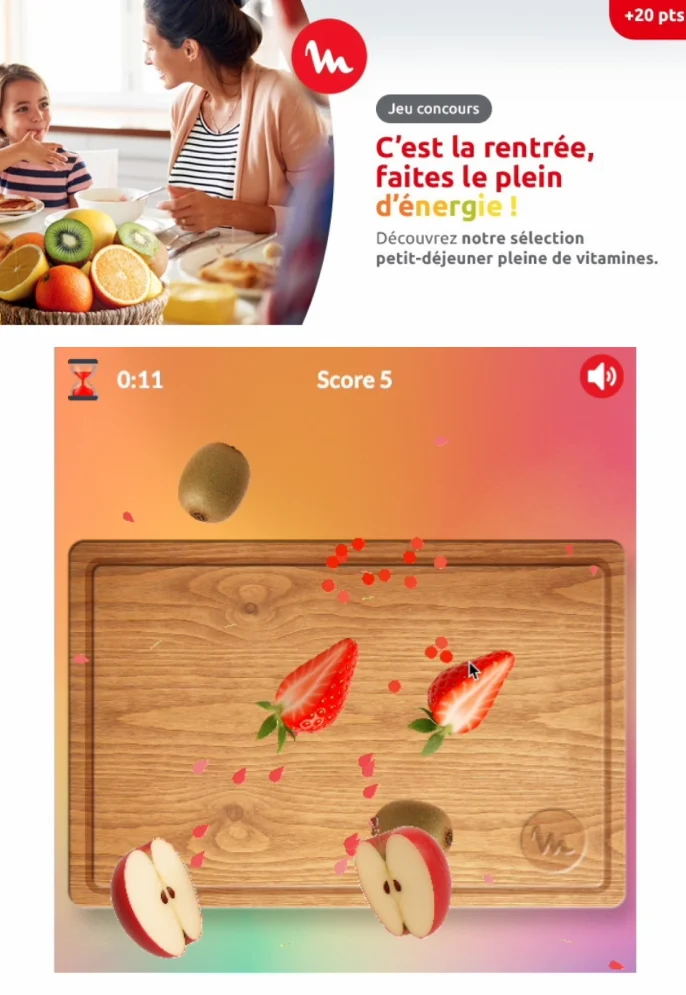 Le jeu vitaminé « slice it! » de Moulinex