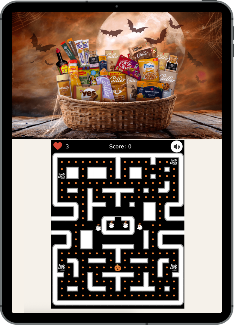 Le jeu du labyrinthe citrouille de Foodlovers