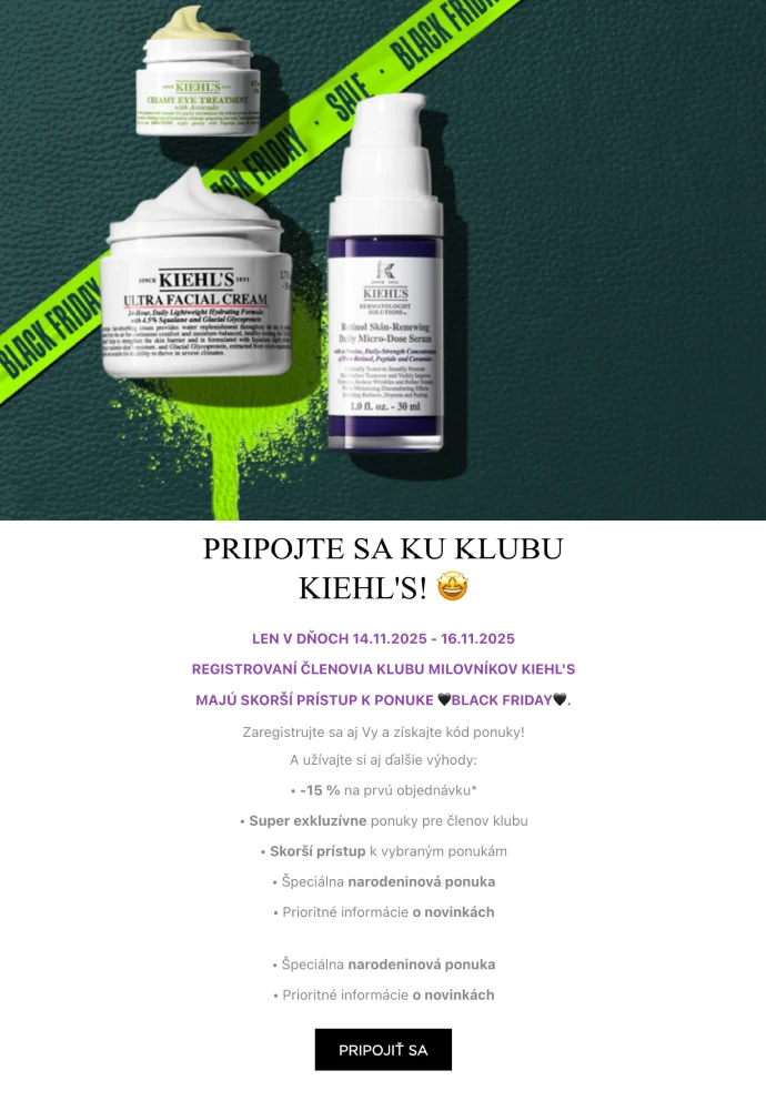 L’exclusivité de Kiehl’s
